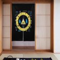 thumbnail image 1 of Cortinas opacas Bill Cipher para decoración del hogar, cortinas aislantes para ventanas, cortinas para dormitorios y salas de estar, 1 of 1