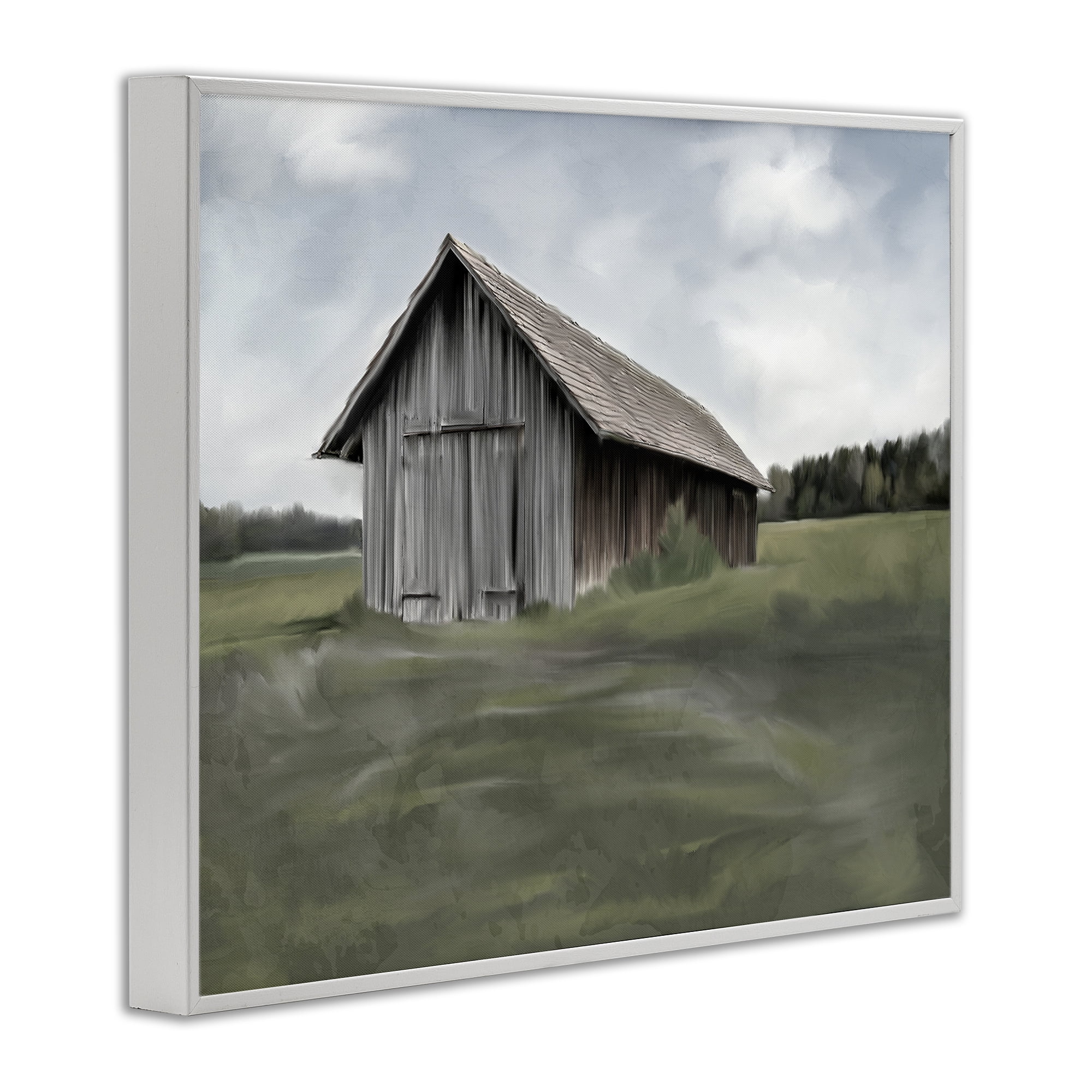 Stupell Industries Farm's Back Pasture White Framed Giclee Art, design by Kim Allen