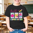 thumbnail image 6 of WERYOUNG Kids Back To School T Shirts Cute Cartoon Printed Crewneck Short Sleeve Tees First Day Of School Shirt For Girls Comfortable Tops 3-4 Years, 6 of 7
