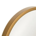 thumbnail image 3 of Kate and Laurel Travis Miroir de Table Moderne, 17 x 21, Or, Miroir Rond Autoportant avec Petit Plateau Décoratif pour Récupérer Tout le Rangement et la Déco de Table, 3 of 9