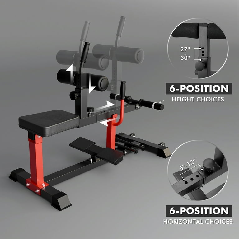 Syedee Calf Raise Machine Adjustable Seated Calf Machine Calf Exercise Machine Calf Machine with Band Pegs Calf Exercise Leg Strength Training