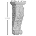 thumbnail image 2 of Ekena Millwork 4 1/4"W x 4 3/8"D x 12 3/4"H Needham Corbel, 2 of 5