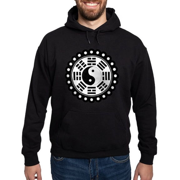 CafePress - Trigram Symbol Hoodie (Dark) - Pullover Hoodie, Classic, Comfortable Hooded Sweatshirt