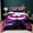 Color2, variant on 3pcs Bat-man Bedding Duvet Cover Set Double Cozy Soft Comforter Quilt Cover Set Lightweight Bedding Set for Bedroom