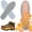 White A, variant on Giunmcul Self-Heating Insoles for Men and Women Promote Circulation Non-Electric Long-Lasting Warmth Comfort Shoe Inserts