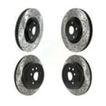 thumbnail image 1 of DS-One Front Rear Coated Drilled Slotted Disc Brake Rotors Hub Assembly Kit for Car Lexus IS300 IS350 GS350 RC350 RC300 IS200t GS450h GS300 RC200t GS200t KD-100568, 1 of 11