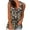 Black, variant on Aoochasliy Blouses for Women Women's Summer Casual V-neck Sleeveless Little Daisy Print Tank Tops