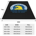 thumbnail image 4 of Boston Marathon Logo Blanket Large Luxury Fleece Soft Anti-Static Anti-Pilling Flannel Bed Blanket, 4 of 5