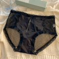 thumbnail image 5 of Lencería de cintura alta para mujer, ropa interior sexy de talla grande, bragas transparentes para Realce de glúteos, bragas de ajuste abdominal, 5 of 5