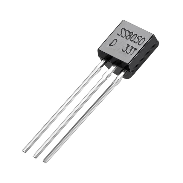 Transistor de potencia encapsulado en plástico NPN TO-92 SS8050 50PCS