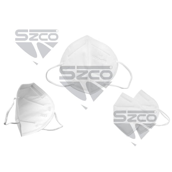 SZCO KN-95 Face Mask 10-Pack, 95% Protection, Lightweight, Comfortable Form-Fitting, Reusable & Easy to Store