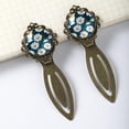 thumbnail image 3 of Daisy Vintage Copper-Colored Lace Bookmarks - Set of 2 Stainless Steel Book Markers for Reading Accessories and Gifts, 3 of 5