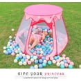thumbnail image 4 of BEEPRINCESS Princess Playhouse Tent for Toddlers and Girls, Indoor & Outdoor Pop Up Play Tent for Kids, Foldable Ball Pit with Carrying Bag, Kids Playhouse Play Tent for 1 2 3 Years Old Birthday Gift, 4 of 10