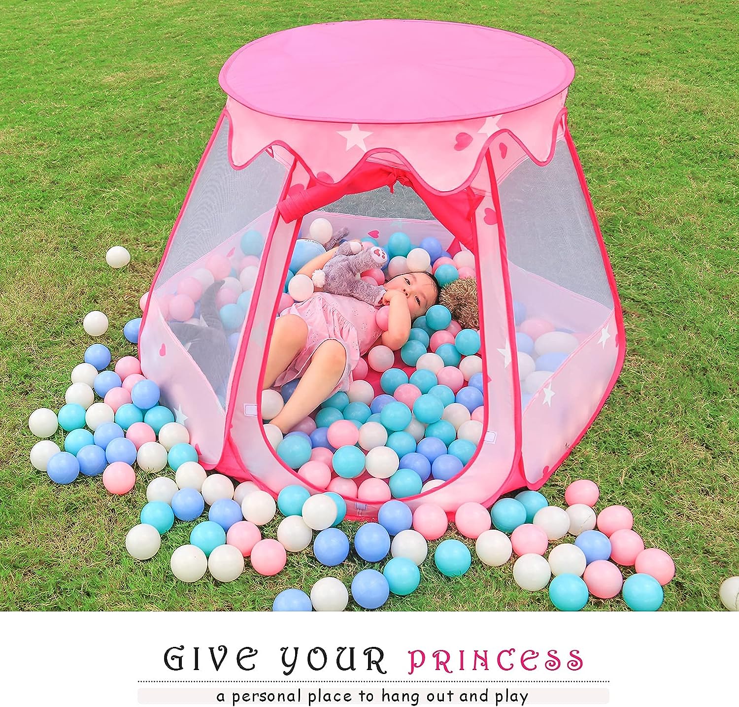 Beeprincess Princess Playhouse Tent Pink photo 3