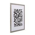 thumbnail image 6 of Melannco Set Of Two Gray Wood Photo Frames To Hold 16X20 Photo Without Mat And 11X14 Photo With Mat, 6 of 7
