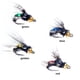 thumbnail image 2 of Cebo Artificial Señuelos Pesca Con Mosca Scud Fly Bug Insects 5 Piezas S para Trucha Salmón, 2 of 9