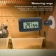 thumbnail image 3 of Termómetro Celsius/Fahrenheit Higrómetro ajustable Copa de succión Temperatura de invernadero Invernadero Medidor para exhibición de verde Inevent HA060885-04B, 3 of 7