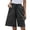 Black, variant on IROINNID Women's Summer Casual Drawstring Pocket Wide Leg Comfy Shorts With Pocket