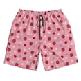 thumbnail image 5 of Goofa Strawberry and Ladybugs Printed Mens Swim Trunks Summer Quick Dry Short Beach Swimwear Bathing Suits-Large, 5 of 9