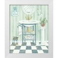 thumbnail image 3 of Paul Brent 12x14 White Modern Wood Framed Wall Art Titled - Wash Basin, 3 of 5