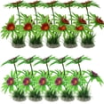 thumbnail image 1 of Plantas de acuario, 10 piezas de plantas de acuario artificiales, utilizadas para decoración de acuarios., 1 of 5