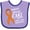 Lavender and Purple, variant on Inktastic Support Educate Care Limb Loss Awareness Orange Ribbon Boys or Girls Baby Bib