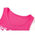 thumbnail image 2 of Beezizac Summer Pajamas for Girls – Fuchsia & Stripe PJS Ultra Soft Jammies Set Size 6, 2 of 7