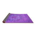 thumbnail image 2 of Ahgly Company Indoor Square Oriental Purple Industrial Area Rugs, 8' Square, 2 of 4