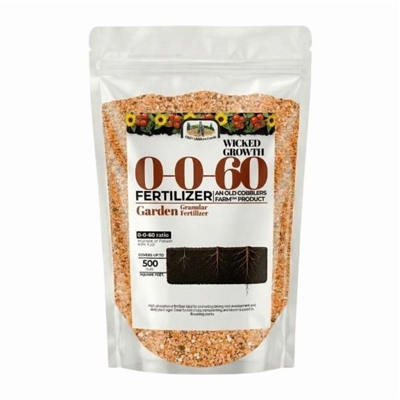 Old Cobblers Farm™ 0-0-60 Fertilizer - Potassium (5 lbs | 10 lbs | 15 lbs | 20 lbs) (15 lbs)
