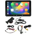 thumbnail image 2 of 7 Inch HD Double Din Car Stereo, BT 5.0  Touch Screen CarPlay and  Auto Automatic Multimedia Player with Reverse Camera for All Vehicles, 2 of 7