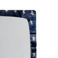 thumbnail image 3 of Ambesonne Retro Fitted Sheet, Independence Day Wall, King Size, Red Blue Tan, 3 of 3