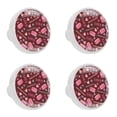 thumbnail image 1 of 4 Pcs macaroons and love Knobs for Kitchen Cabinet Cupboard Dresser Bookcase Drawer Pulls Handles Round Home Decor, 1 of 5