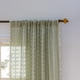 thumbnail image 3 of Cortina Boho Deeprove, 132 x 183 cm, panel con borlas de color verde salvia, 3 of 7