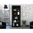 thumbnail image 2 of FM FURNITURE Melbourne Bookcase with Five Shelves Engineered Wood Black, 2 of 9