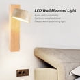 thumbnail image 3 of Luz De Pared LED Montada, Lámpara De Apliques De Pared Rústica Con Y Piedra Para Leer, 3 of 7
