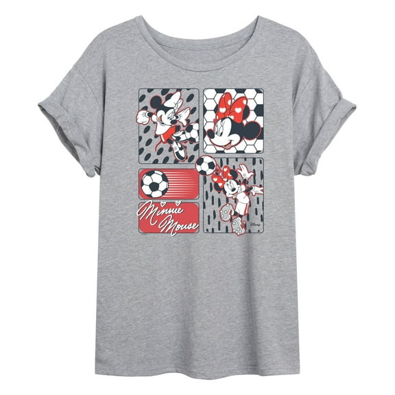 Disney - Minnie Soccer - Juniors Ideal Flowy Muscle T-Shirt