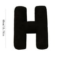 thumbnail image 2 of Black Letter Pillows, Cute Soft Initial Throw Cushion Letter Hugging Throw Pillows Decorative English Alphabet A to Z Cushion Pillows for Living Room Sofa Couch Bed Car Decoration, 2 of 4