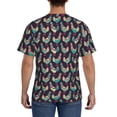 thumbnail image 2 of Rocae Bohemian Chicken for Men's Moisture-Wicking Crew Tee - T-Shirt for Sports, Outdoor Activities, and Casual WearLarge, 2 of 9