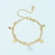 thumbnail image 4 of Xihbxyly Tobillera de Perlas de Moda, Elegante Joya de Aleación, Accesorio Elegante de 26 Cm de Largo, Perfecta para Uso Diario, Conjuntos de Playa de Verano, Regalo Ideal para Mujeres., 4 of 7