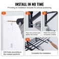 thumbnail image 4 of VEVOR Garage Storage Shelving, 2 Pack, 6 x 2 ft Heavy Duty Garage Shelves Wall Mounted, 1600 lbs Load Capacity(Total) Garage Storage Rack Floating Shelves, Suitable for Shop, Shed, Garage Storage, 4 of 9
