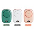 thumbnail image 3 of Ventilador Portátil USB Colgante Mini DQ203, Verde, Nuevo Modelo con 3 Velocidades, Ideal para Viajes, Oficina y Actividades al Aire Libre, Incluye Cable USB y Cordón Ajustable., 3 of 6