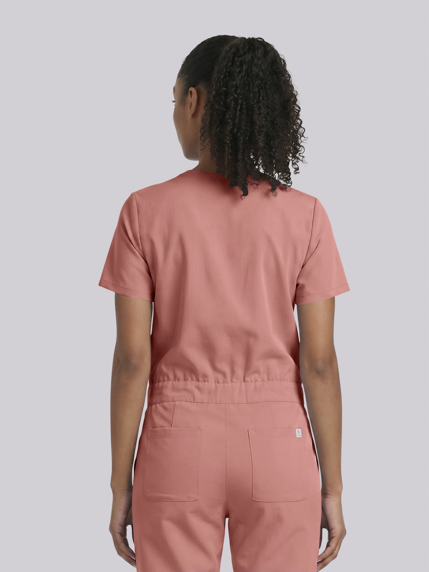 Scrubstar Ultimate Women’s Antimicrobial Drawstring Straight Leg Scrub Jumpsuit, Sizes XS–2XL