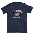 thumbnail image 1 of Palm Springs Florida Patriot Men's Cotton T-Shirt, 1 of 1