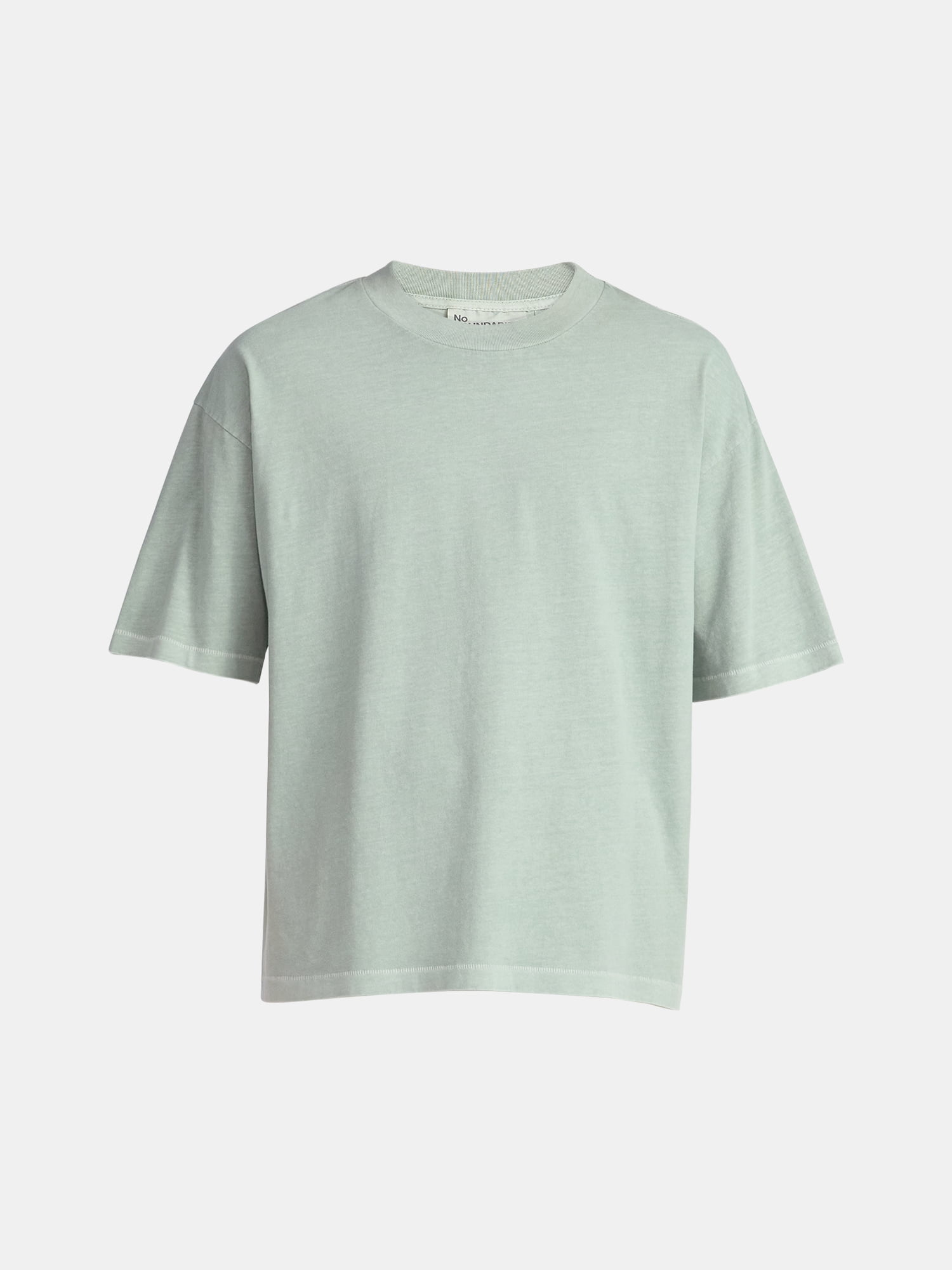 No Boundaries Cotton Oversized Cropped Tee with Short Sleeves, Men's and Big Men's XS-5XL