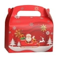 thumbnail image 2 of Vaidha Christmas Series Cardboard Gift Box 4 Pack Gift Packaging Box Candy Gift Box Handheld Gift Box, 2 of 6