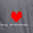 thumbnail image 3 of CafePress - Stay Determined Undertale Men's Deluxe T Shirt - Mens Tri-blend T-Shirt, 3 of 4