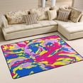 thumbnail image 2 of SKYSONIC Lightweight Soft Area Rugs Watercolor Painting Floor Mat for Kids Playing Room Hardwood Floor Living Room Nursery Rugs, 72x48 inch, 2 of 6