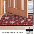 thumbnail image 3 of Christmas Welcome Mat 17x30 Inch with Reindeer and Snowflakes, Non-Slip Doormat for Front Door - Outdoor Indoor Holiday Decor, Durable Entry Rug, 3 of 7
