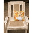 thumbnail image 2 of Carolines Treasures BB9981PW1818 Sheltie Fall Fabric Decorative Pillow  18H x18W multicolor, 2 of 2
