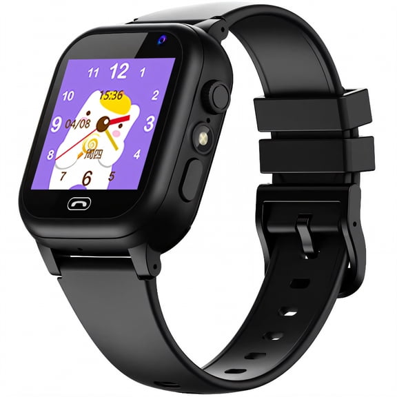 GJX Smart Watch for Kids,Voice Chat Kids Smart Watch,Wechat Watches for Kids,Black